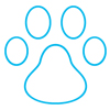 Paw print icon
